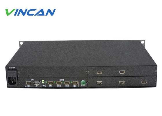 4K 1 in 9 uit HDMI Videomuur Controller voor 3x3 LCD Schermopstelling