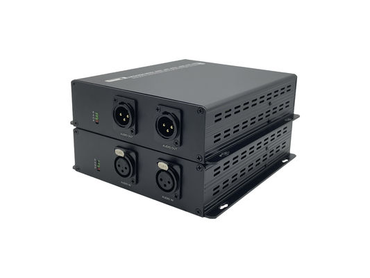 8-kanaals 6-kanaals audio glasvezel audio-extender met 1u behuizing