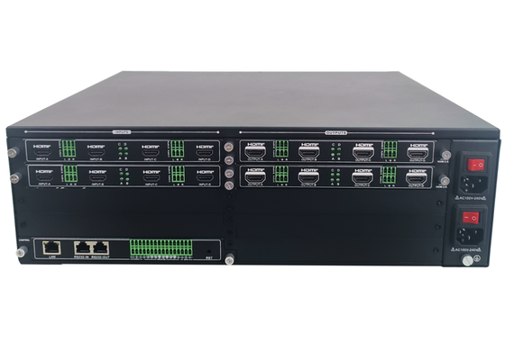 16x16 Modulaire HDMI Video Wall Processor met 4K60 4:4:4 en Multi-Window Display voor Video Wall Controller Systemen