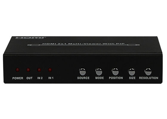 PIThdmi 2x1 MultiViewer Vrouwelijke Type van gelijkstroom 5V 1A Input-output Havens