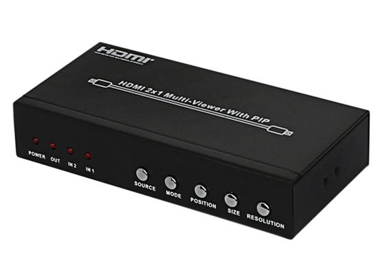 PIThdmi 2x1 MultiViewer Vrouwelijke Type van gelijkstroom 5V 1A Input-output Havens
