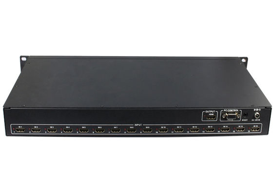 Vierlingrs232 16x1 HDMI MultiViewer Naadloze Switcher ESD Bescherming