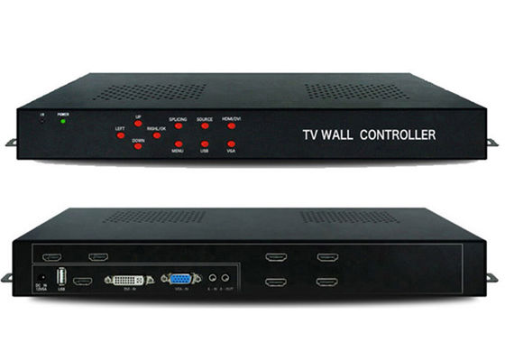 1 in 6 uit van het de Muurcontrolemechanisme 2x3 2x2 van HDMI Video de matrijsvermenigvuldiging