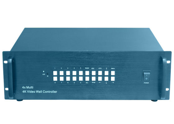 voerde Video de Muurcontrolemechanisme 4 van 4K 60HZ LCD HDMI-Signaal Output 16 in