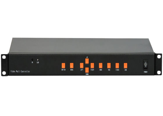 Van de de Muursplitser van IRL 3X3 LCD Video het Controlemechanismeuitrusting met Verre het Gevalessentiële controle van RS232