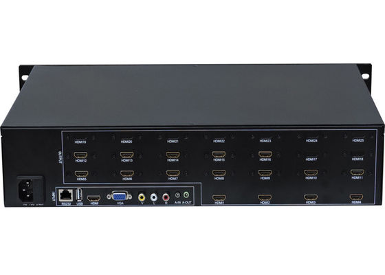 LCD Controlemechanisme 4x4 1 van de Vertonings 3D Videomuur in 16 HDMI Output