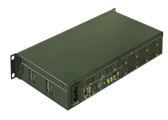 5x2 LCD de Videobewerker van TV van USB HDMI VGA Videoav van het Muurcontrolemechanisme