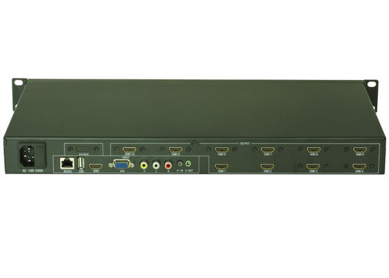 5x2 LCD de Videobewerker van TV van USB HDMI VGA Videoav van het Muurcontrolemechanisme
