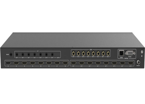 Het ARC-Switcher van de Functie18gbps 8x8 HDMI Matrijs met Metaalbijlage
