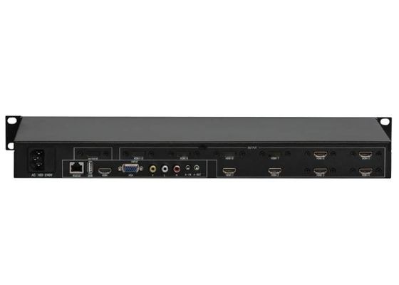 1 in 6 uit Video de Muurbewerker 3,5 van 2x3 3x2 RS232 audio-interface