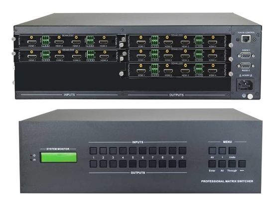 van de Input 16-CH 4k Hdmi van 8-CH 4k HDMI Switcher van de de Output Videomatrijs met Opgezette Muur