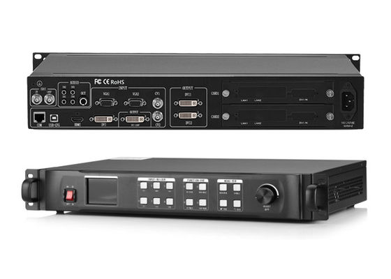 1HDMI 1 voert VGA 2 BNC 2 DVI-Output LEIDENE Muurbewerker met 1U-Omhulsel in