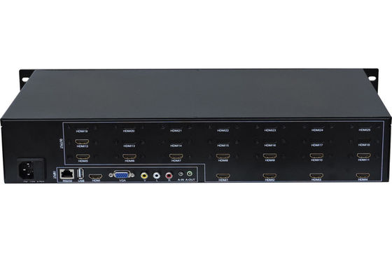 Van het de Matrijscontrolemechanisme van de Hdmi2x2 3x4 2x6 2x5 LCD de Videomuur Controle van With RS232 voor 12 TV-het Verbinden