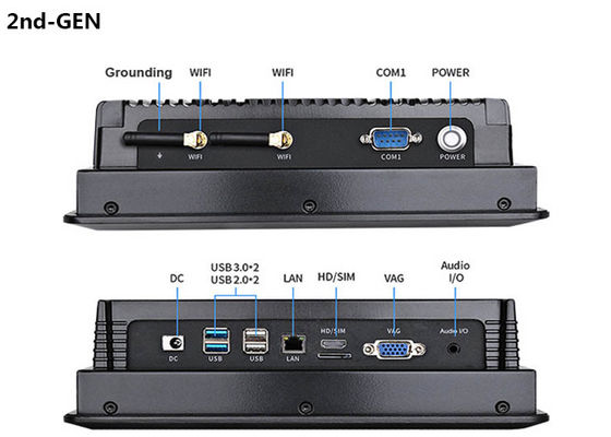CE RoHS goedgekeurd 8 inch Industrial Touchscreen Panel PC met IP65 waterdicht Industrial Panel PC Design