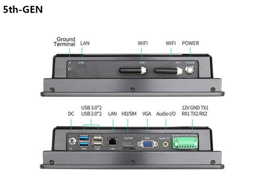 RoHSvensters 10 Industriële Touchscreen van Fanless Computer