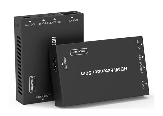 de Videovergroting van 18Gbps HD 50 Meters van HDMI over CAT Metal Enclosure