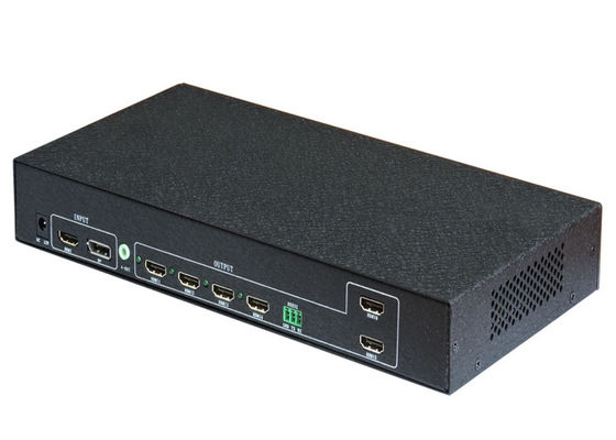 HDMI 2.0-invoer naar 4X1080p-uitvoer Videomuurcontroller 1-kanaals 4K 60 Hz