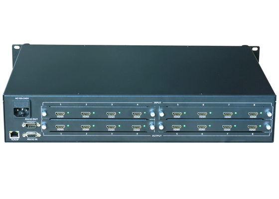 8x8 4x4 HDMI Matrix Switcher HDCP-compatibele Ethernet-besturingsopties