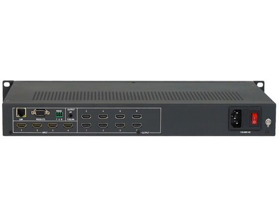 4 Input 8 Uitvoer HDMI LCD Video Wall 4K 60Hz Display Wall Controller