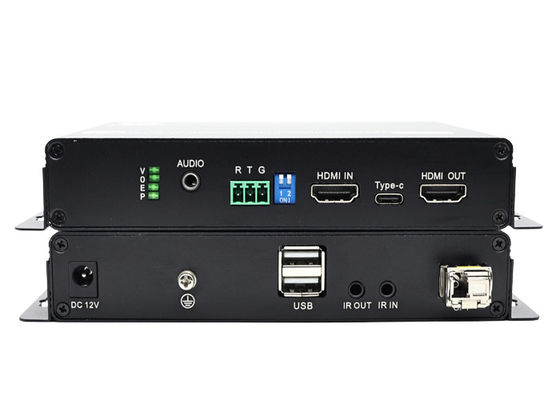HDMI 4K optische extender 60Hz over glasvezel 10km Transmissie stroomtoevoer DC 12V / 1A