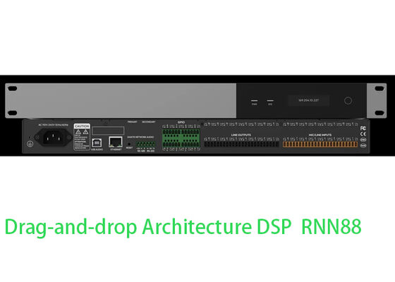 Professionele Audio Processor Digitale Signaal Processor Audio Rack Mount DSP Processor | 8x8 Flexibele Routing