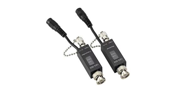 12G-SDI glasvezel extender met 10 km transmissieafstand 11,88 Gbps gegevenssnelheid en compacte metalen behuizing