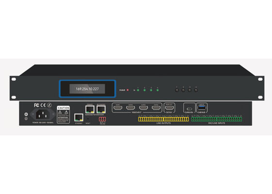 VINCAN MDP Series AV Processing Center met 4K60 HDMI Switching, Audio DSP en USB Conferencing