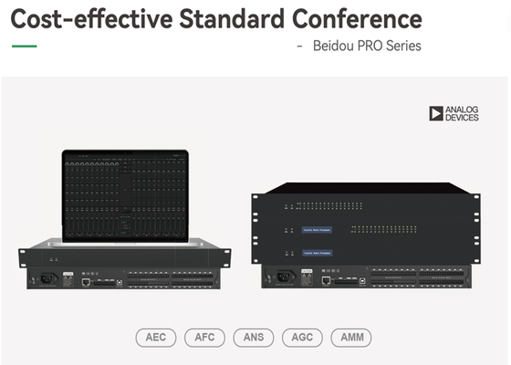 VINCAN Beidou PRO Conferentie Audio DSP Processor met AEC, Automatische Mixing en USB Audio voor Vergaderruimtes