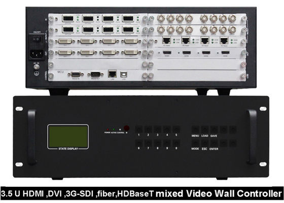 De naar maat gemaakte van het de Muurcontrolemechanisme 3G SDI van HDMI DVI Videovezel Gemengde HDBaseT
