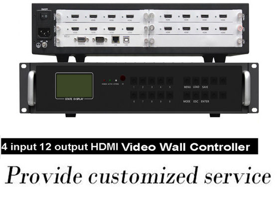 Video overgegaan de Muurcontrolemechanisme van 3x2 2x4 2x3 HDMI met FCC van Ce RoHs