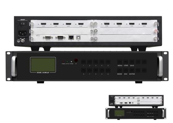 Het modulaire Video de Muurcontrolemechanisme 2x2 1x2 2x1 4 van HDMI voerde Output 4 in