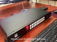 Professionele HDMI 9x1 Multi-Viewer met naadloze schakeling