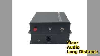 Glasvezel audioconverterkanaal