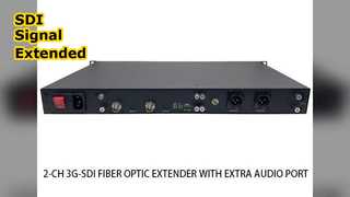 SDI Fiber Extender Betrouwbare langeafstandsaudio